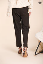 Foto 5 New York Carrot pantalone chino donna in cotone lana carrot fit ①