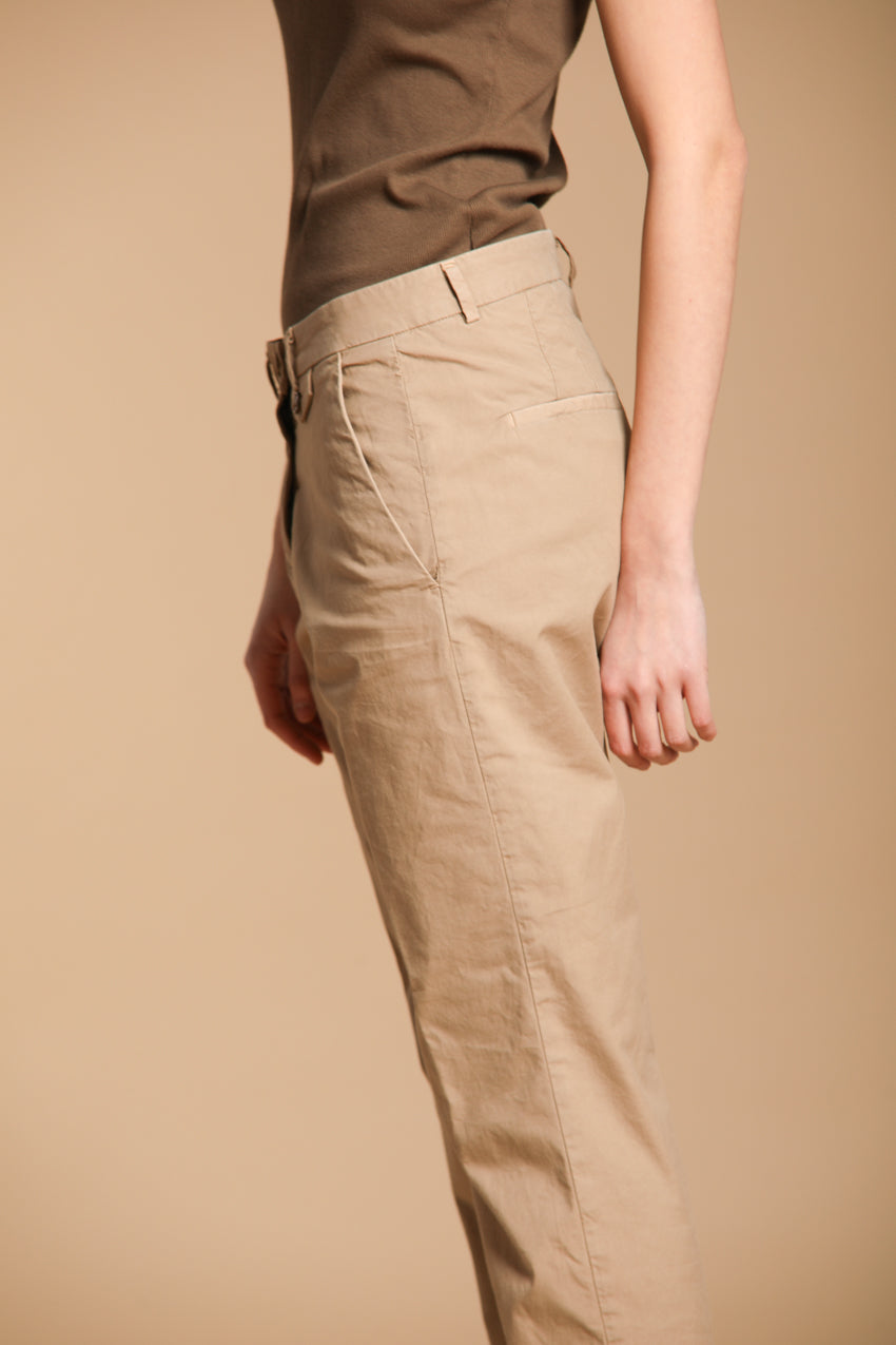 New York Damen Chino Hose im Carrot Fit