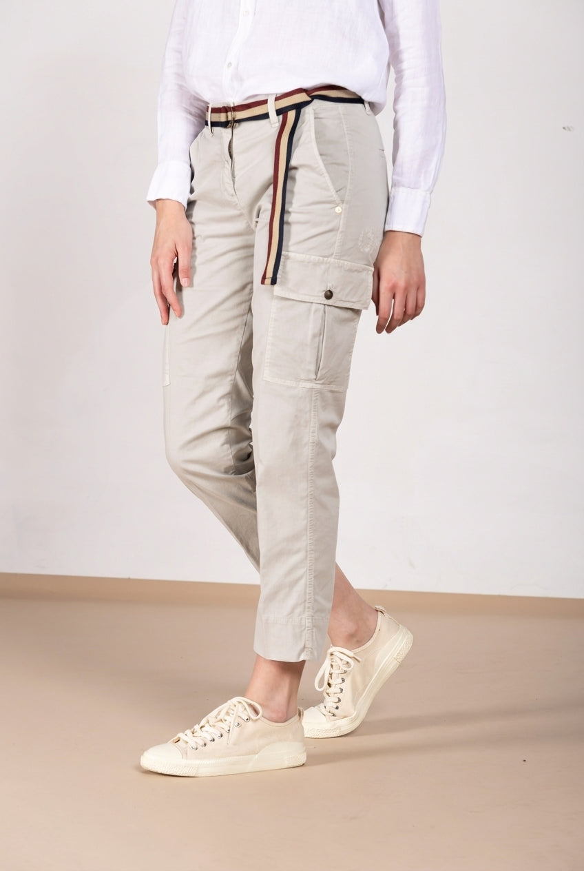 Marlene Cargo women's cargo pants in light stretch twill carrot fit