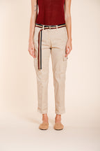 Marlene Cargo Damen Cargo Hose aus leichtem Stretch Twill carrot fit