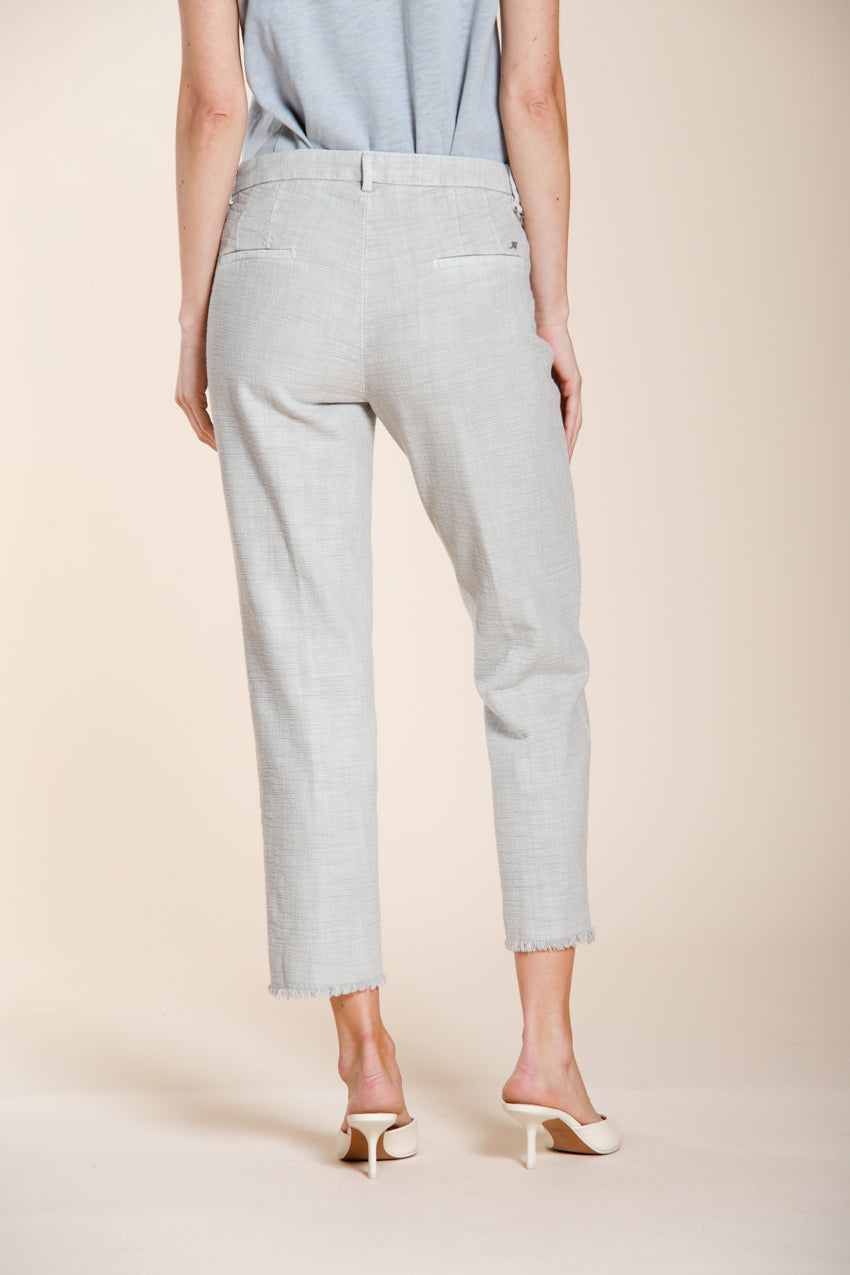 New York Carrot Hose Chino Damen aus Natté carrot fit