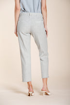 New York Carrot Hose Chino Damen aus Natté carrot fit