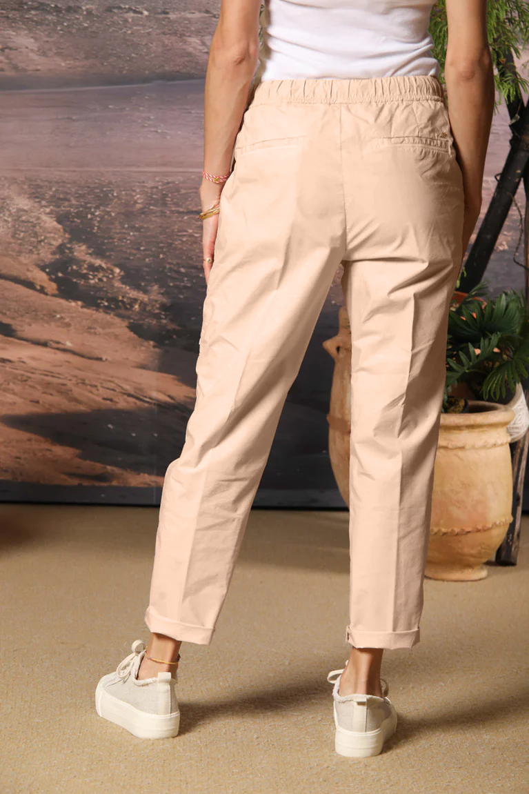 Fatique Jogger pantalon cargo jogger femme en toile parachute mélangée tencel et coton coupe Carrot