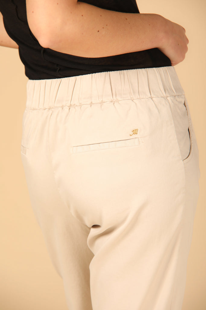 Image 3 of Women's Mason's Easy Model Jogger Chino in Stucco Color, Relaxed Fit