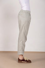 Easy Jogger women's chino pants in stretch fleece relaxed fit