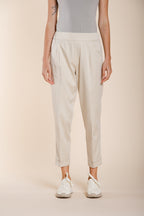 Easy Jogger pantalon chino femme en molleton stretch relaxed fit