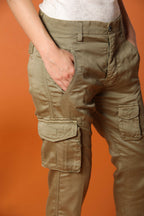 Asia Snake Damen Cargo-Hose in Modal Relaxed Fit