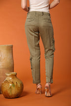 Asia Snake Damen Cargo-Hose in Modal Relaxed Fit