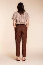 Jogger City women's chino pants in lightweight linen and cotton canvas relaxed fit