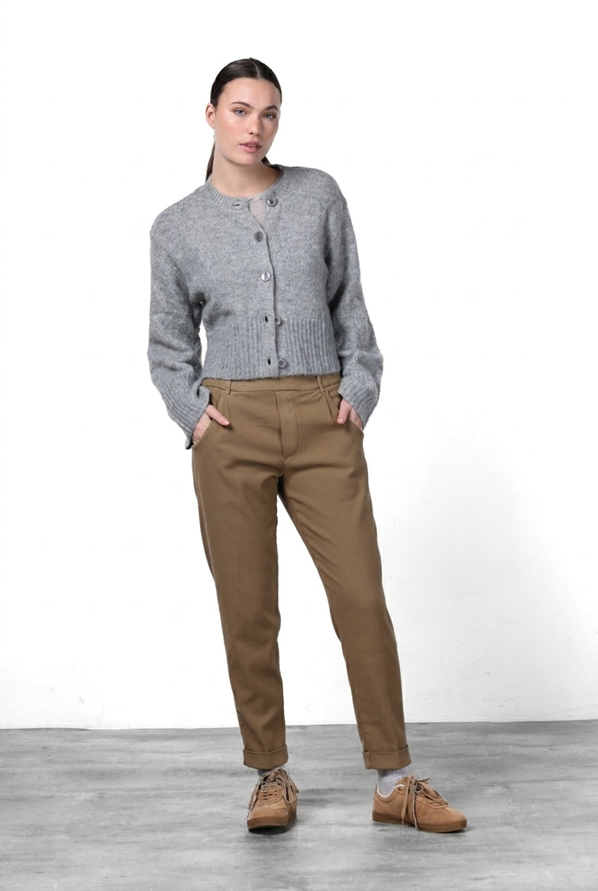 New York Jogger Chinohose für Damen aus Stretch-Twill mit relaxed fit