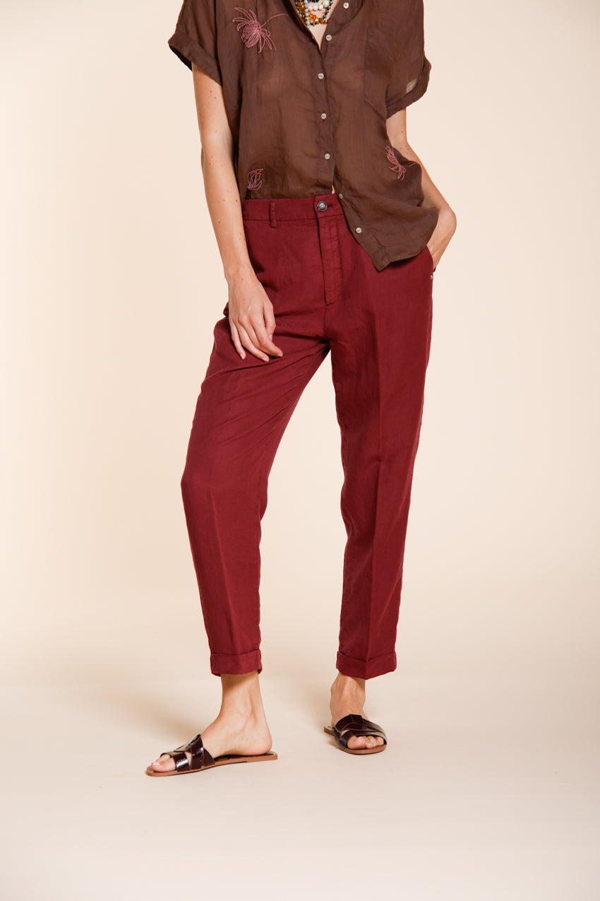Linda Summer Hose Chino Damen aus Canvas relaxed fit