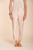 Linda Summer pantalon chino femme en canvas relaxed fit