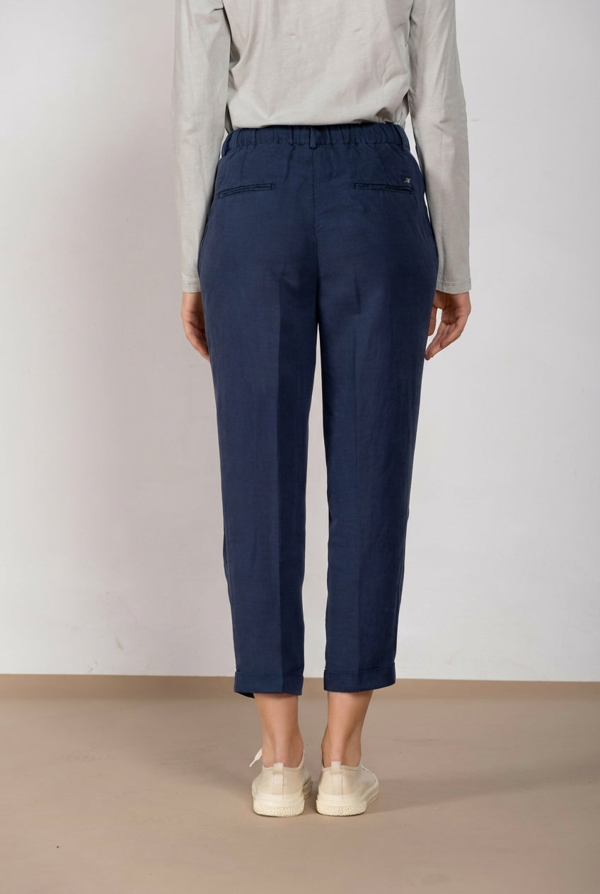 Linda Summer women's chino pants in canvas relaxed fit