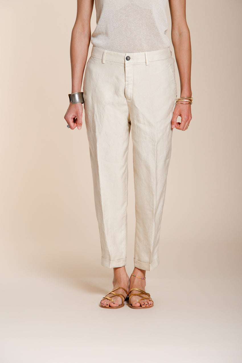 Linda Summer women's chino pants in canvas relaxed fit