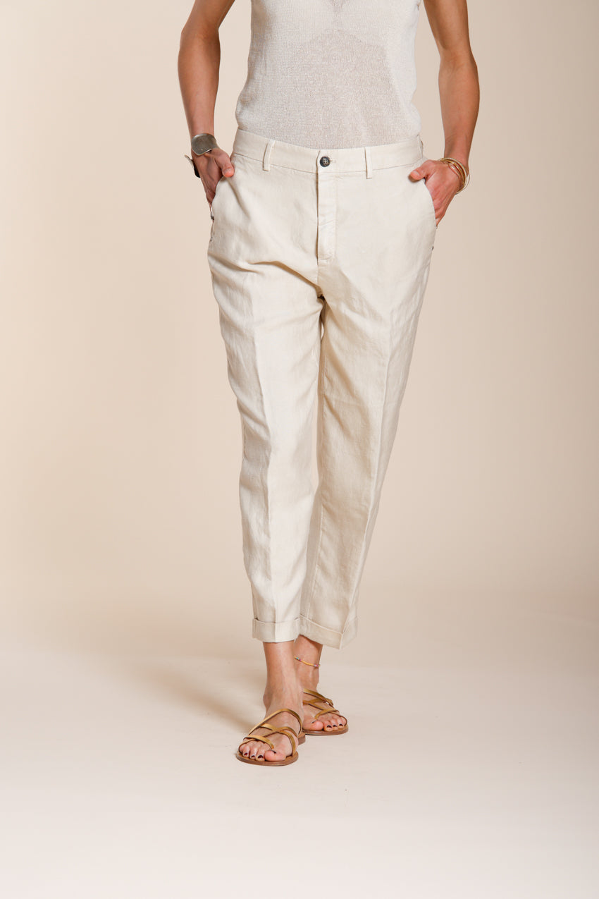 Linda Summer women's chino pants in canvas relaxed fit