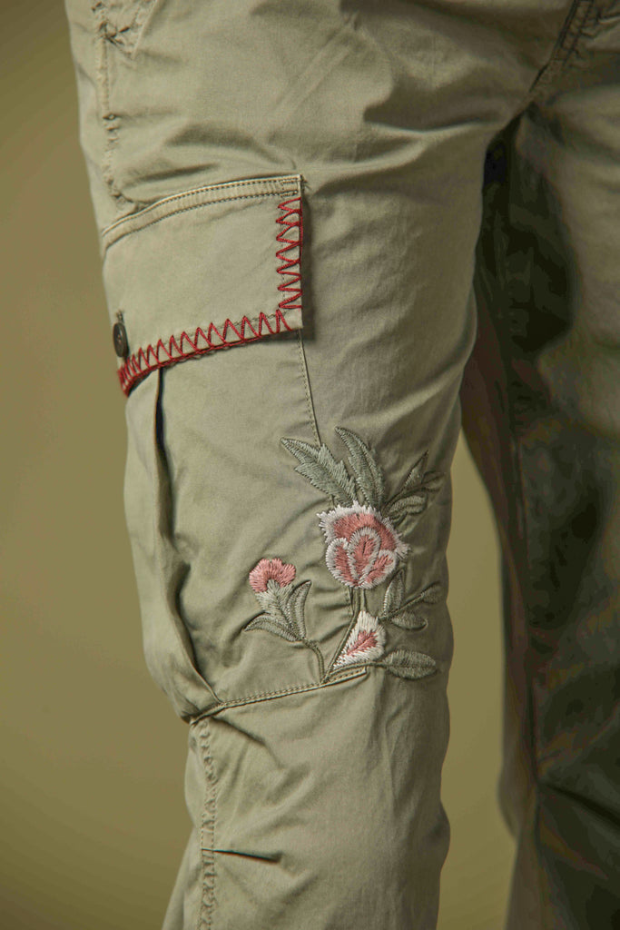 Image 3 of Women's Mason's Judy Archivio Model Cargo Pants in Green, Relaxed Fit