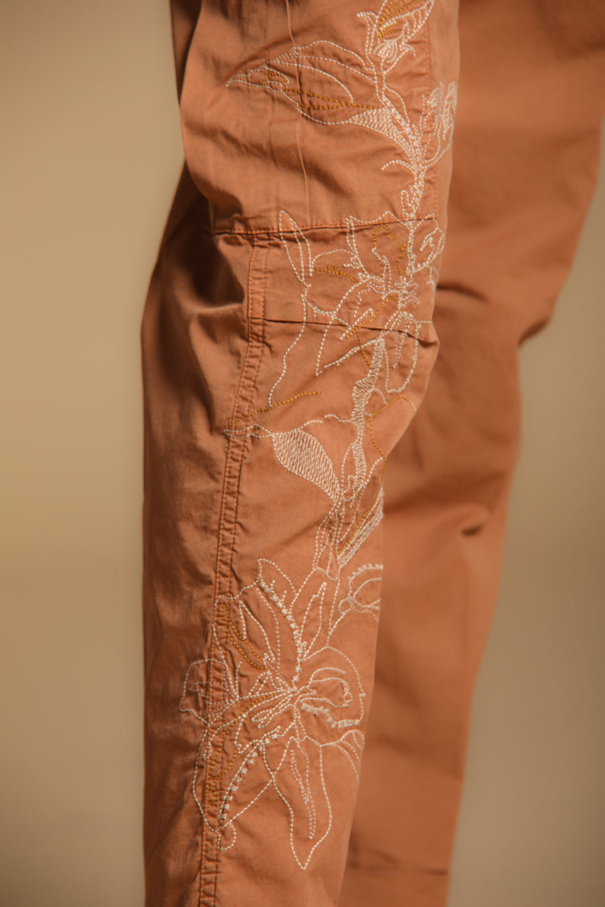 Judy Archivio Pantalon Cargo femme en Twill de Coton Stretch Relaxed fit