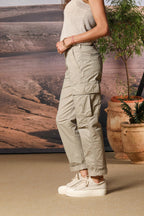 Judy Archivio Pantalon Cargo femme en Twill de Coton Stretch Relaxed fit