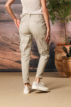 Judy Archivio Pantalon Cargo femme en Twill de Coton Stretch Relaxed fit