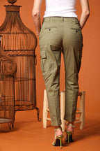 Judy Archivio Pantalon Cargo femme en Twill de Coton Stretch Relaxed fit