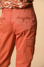 Judy Archivio Pantalon Cargo femme en Twill de Coton Stretch relaxed fit
