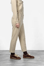 New York Cozy Damen-Chinohose aus Jersey, Relaxed Fit
