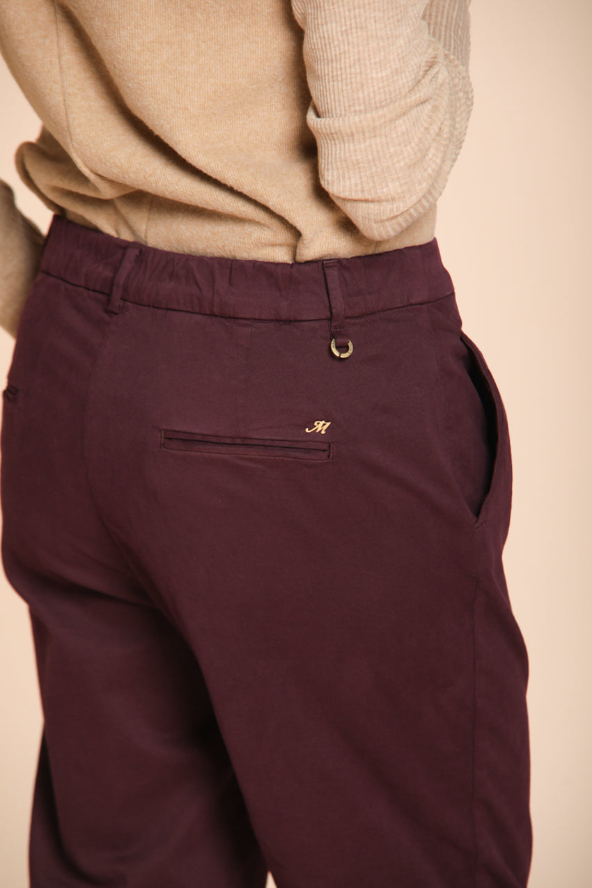 Foto 2 New York Cozy pantalone chino donna in gabardina carrot fit