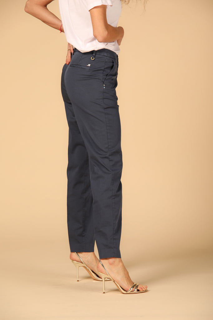 Image 2 of Women's Mason's New York Model Chino Pants in Navy Blue, Regular Fit
