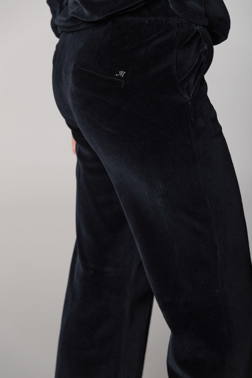 Easy Straight pantalone chino donna in jersey ciniglia straight fit