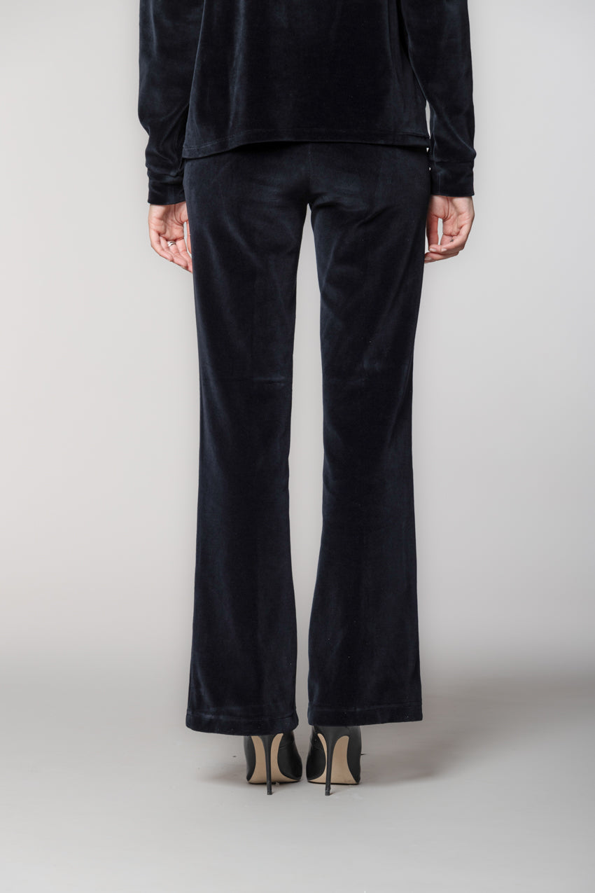 Easy Straight pantalone chino donna in jersey ciniglia straight fit