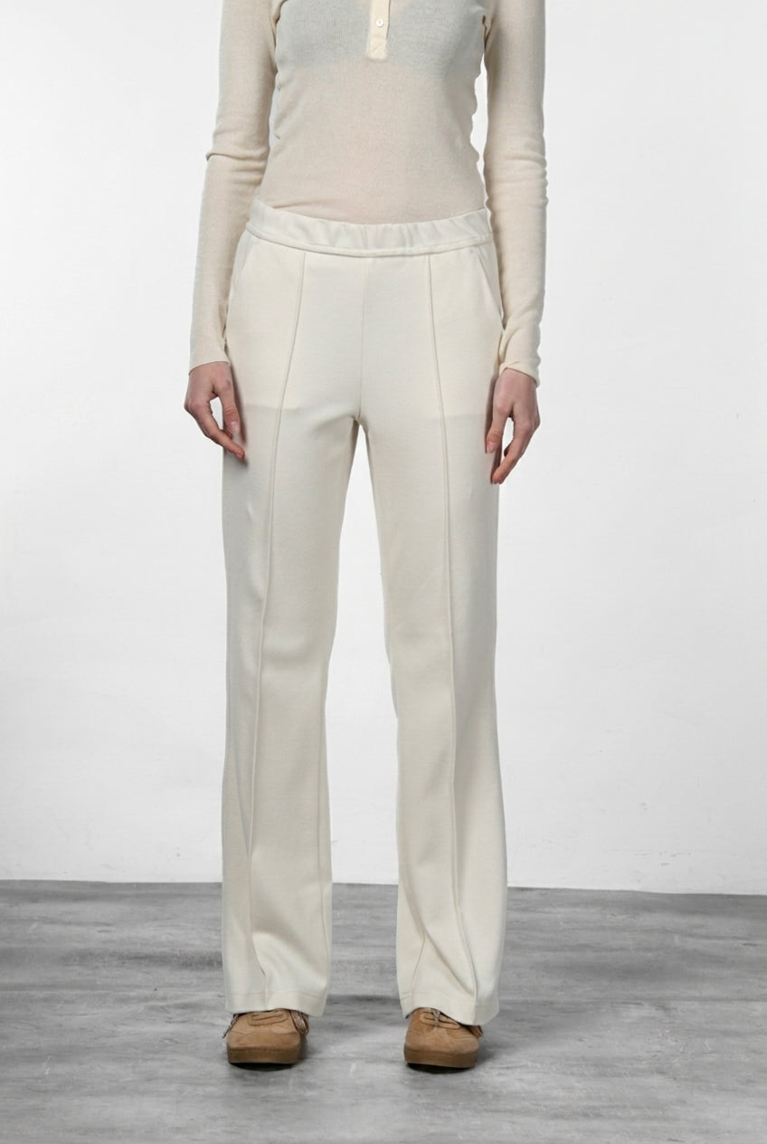 Easy Straight pantalon chino femme en jersey straight fit