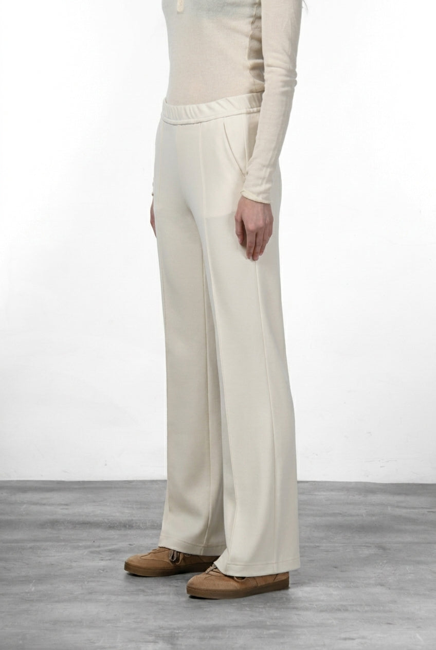 Easy Straight pantalon chino femme en jersey straight fit