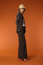 New York Straight women's chino pants in cotton and linen twill straight fit
