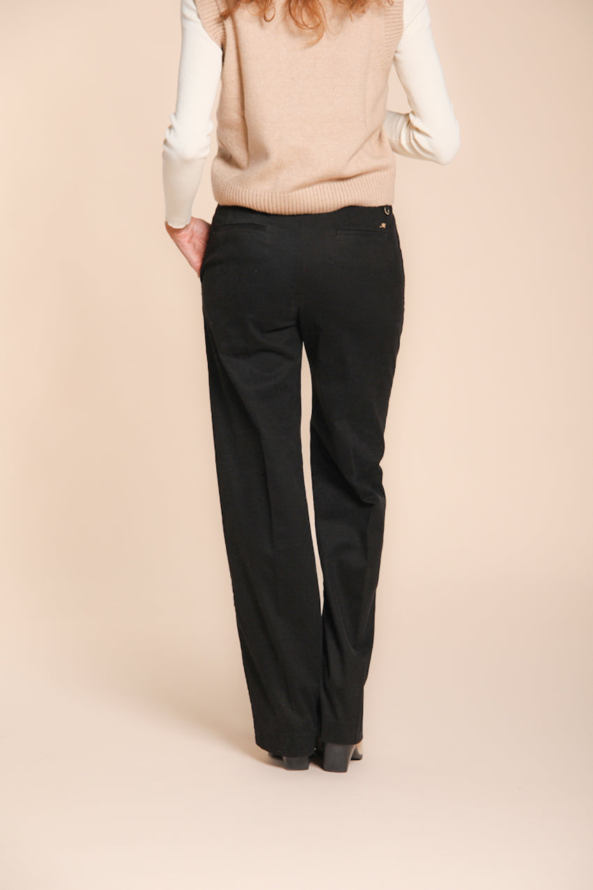 Foto 4 New York Straight pantalone chino donna in gabardina straight fit