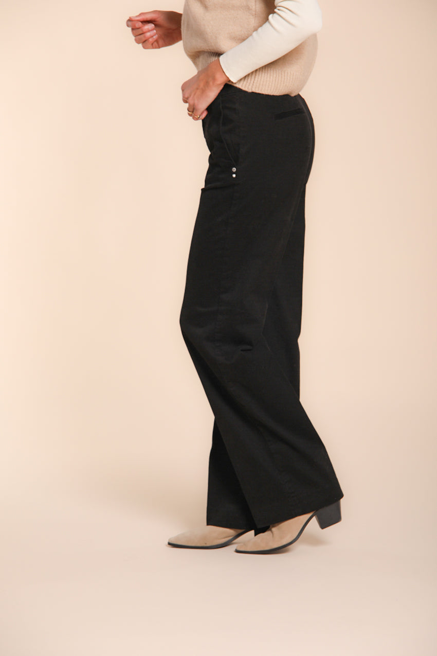 Foto 3 New York Straight pantalone chino donna in gabardina straight fit