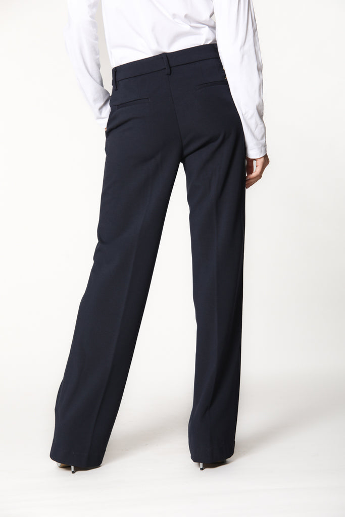 picture 4 of women's New York Straight chino pants in dark blue jersey by Mason's