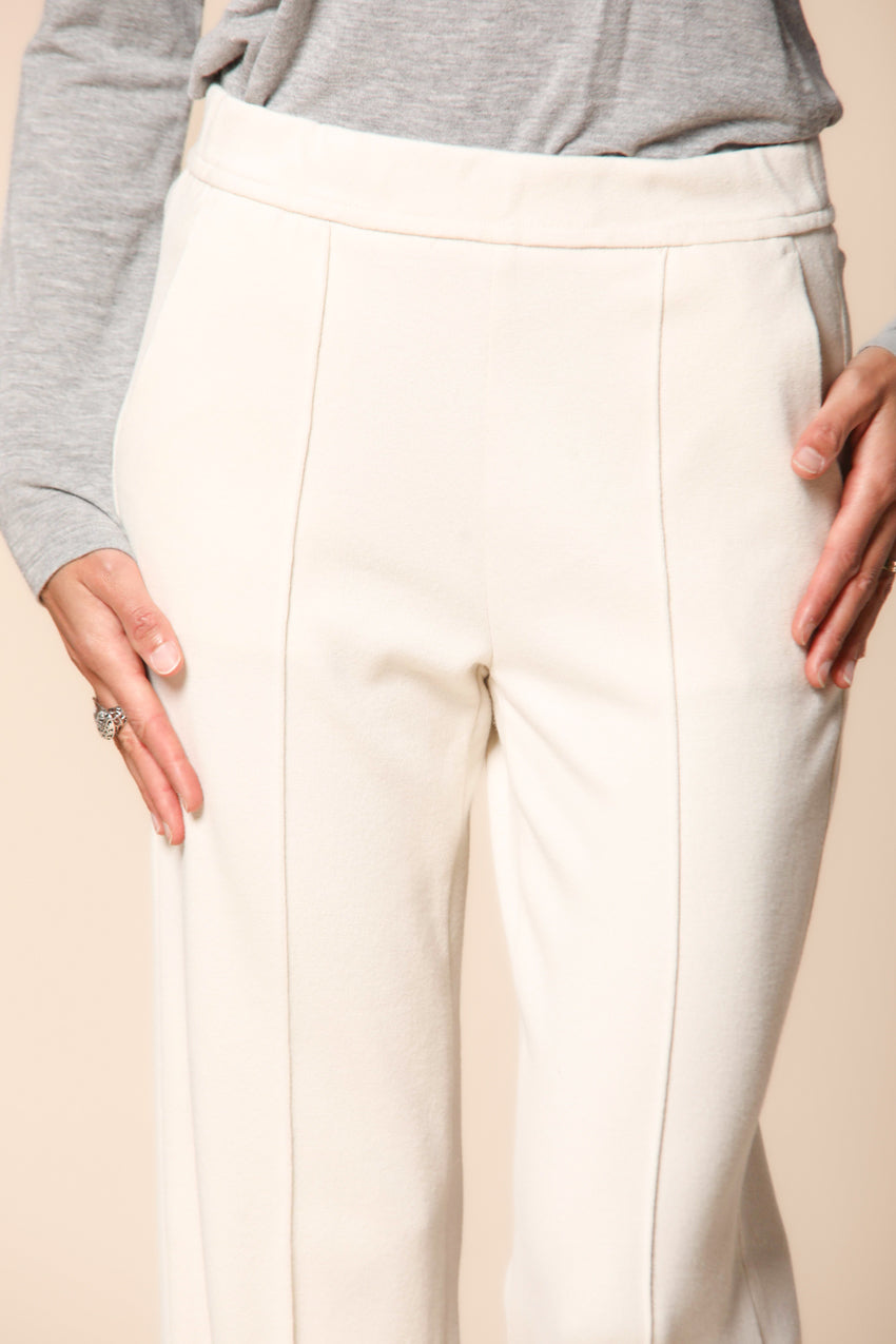 Easy Straight pantalon chino pour femme en jersey straight fit