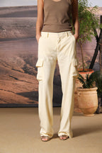 Victoria Damen Cargo-Hose in Modal Straight Fit