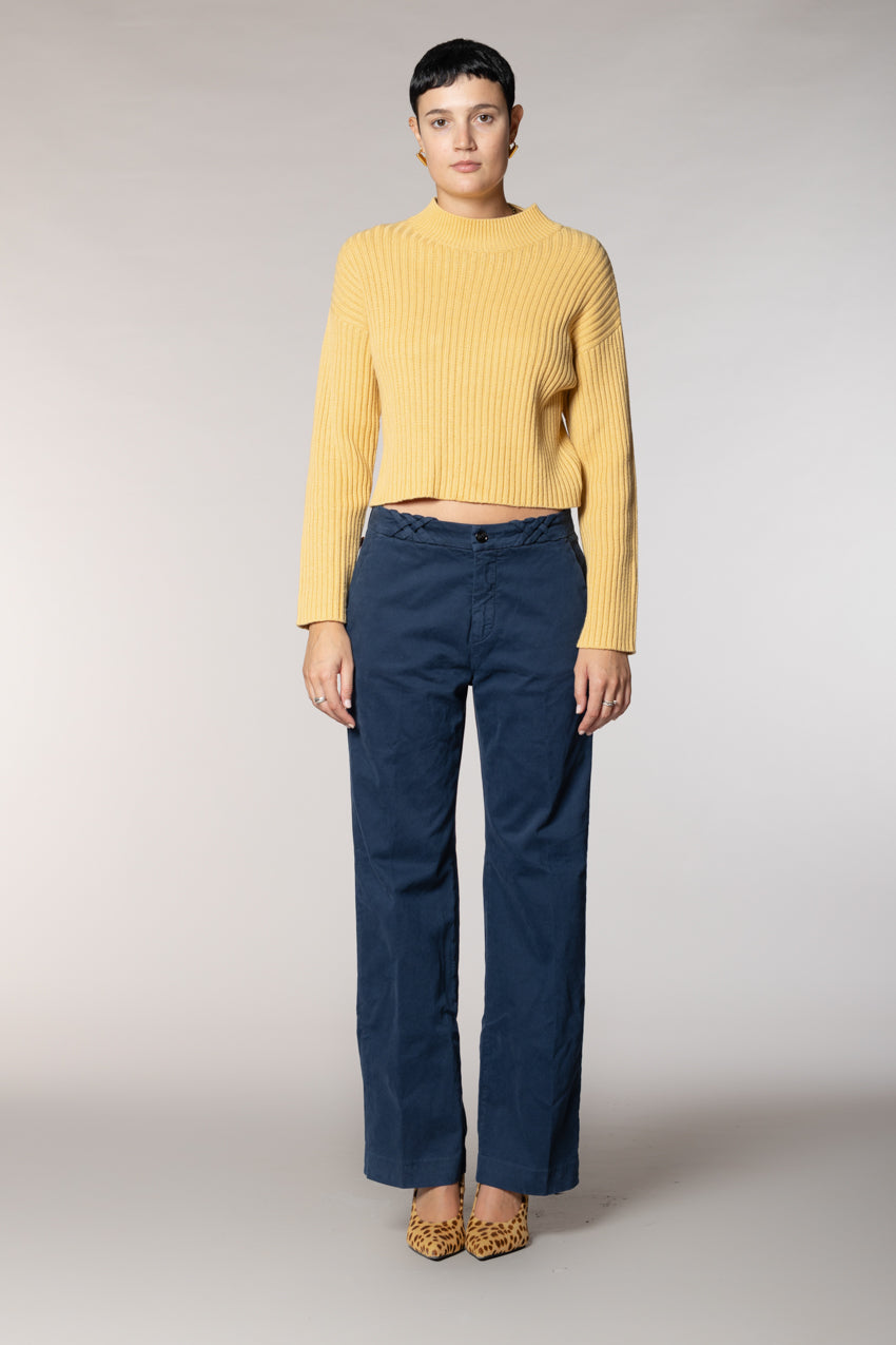 New York Straight Damen-Chinohose aus Gabardine straight fit