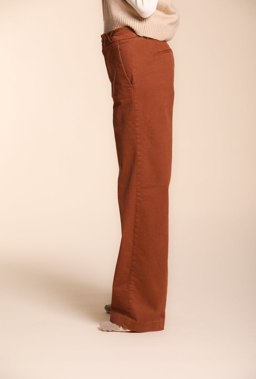 Foto 6 New York Straight pantalone chino donna in gabardina straight fit