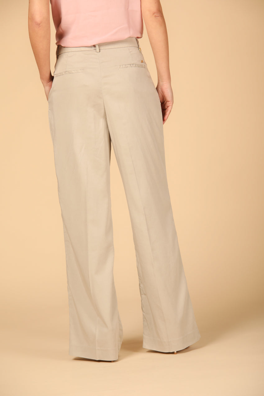 Ny Wide Pinces women's chino pants in tencel straight