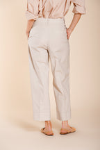New York Wide pantalon chino femme en toile parachute wide leg