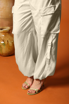 Francis Damen Cargo Jogger aus Baumwolle Modal Wide Leg