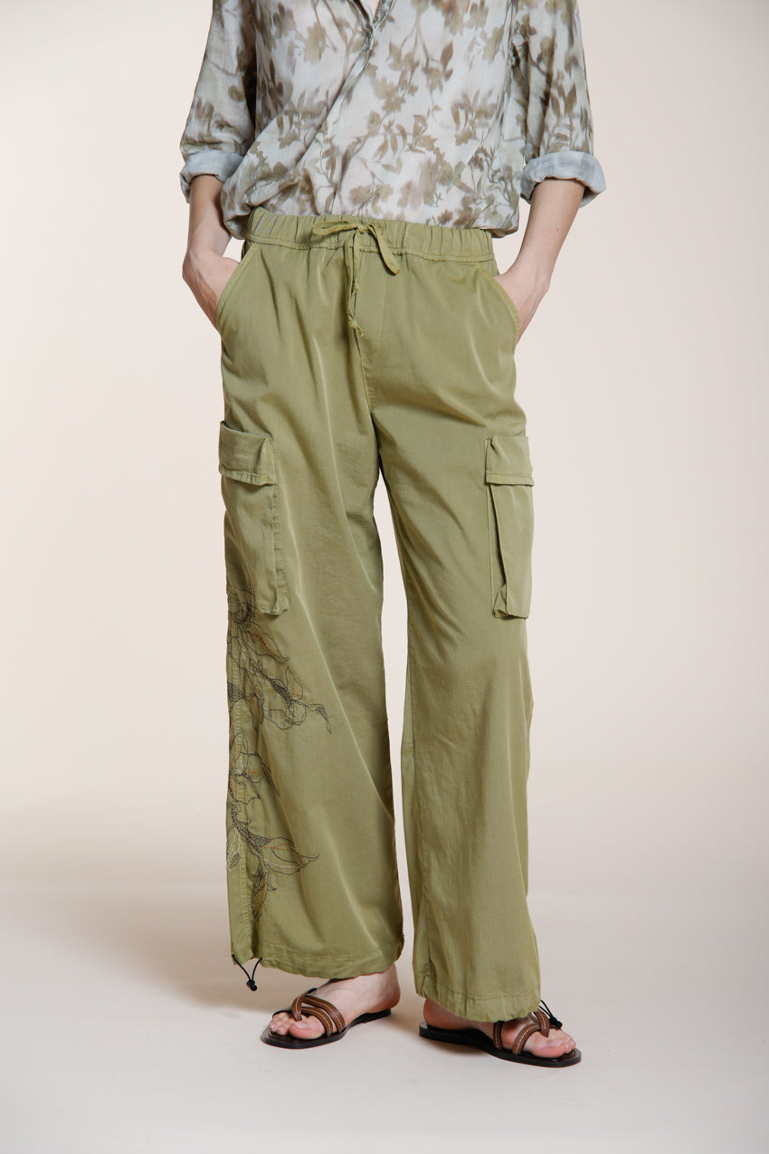 Francis women's cargo pants in twill wide leg