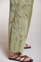 Francis women's cargo pants in twill wide leg