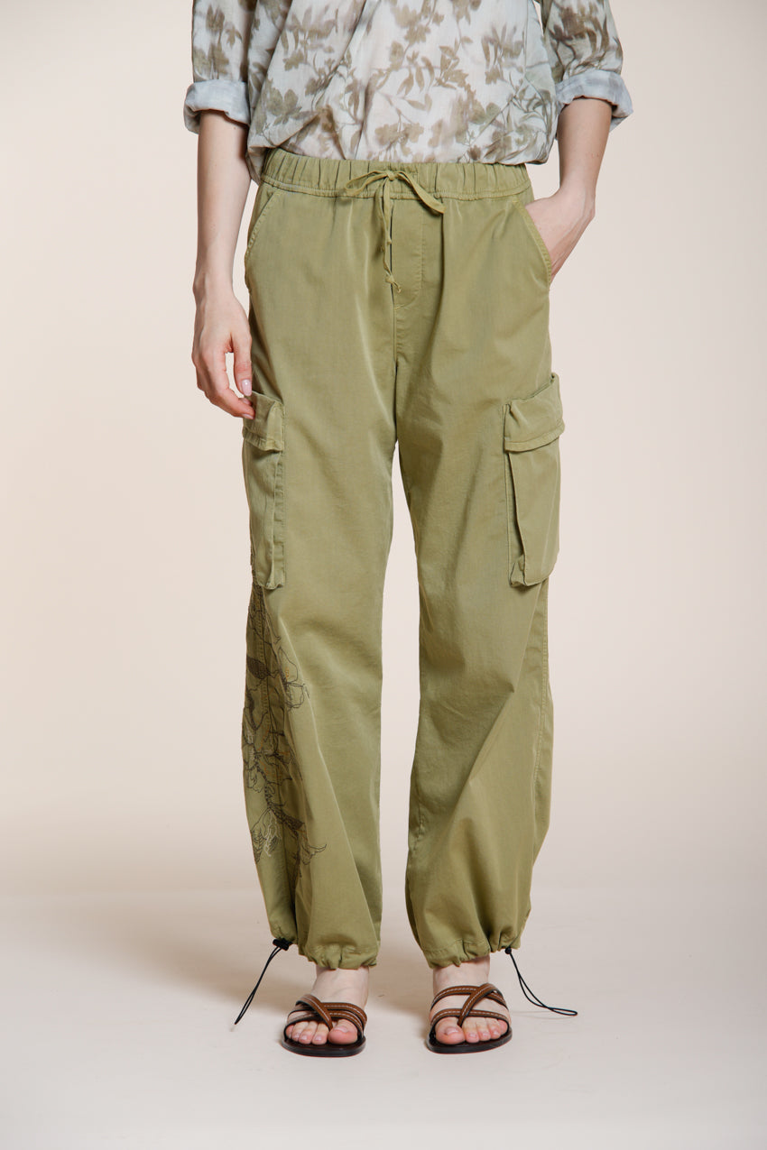 Francis women's cargo pants in twill wide leg