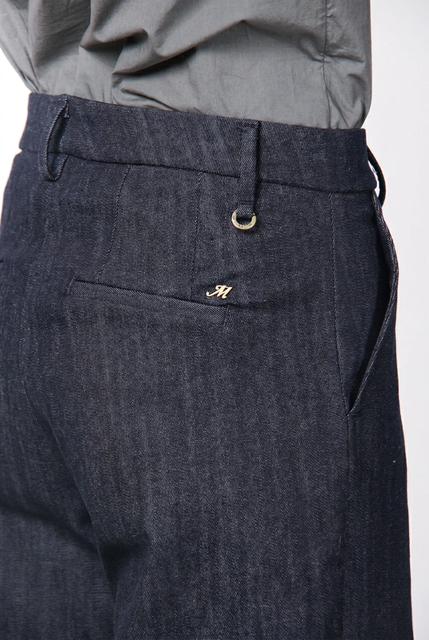 New York Studio women’s chino trousers in stretch denim, straight fit