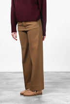New York Studio women’s chino pants in satin with straight fit