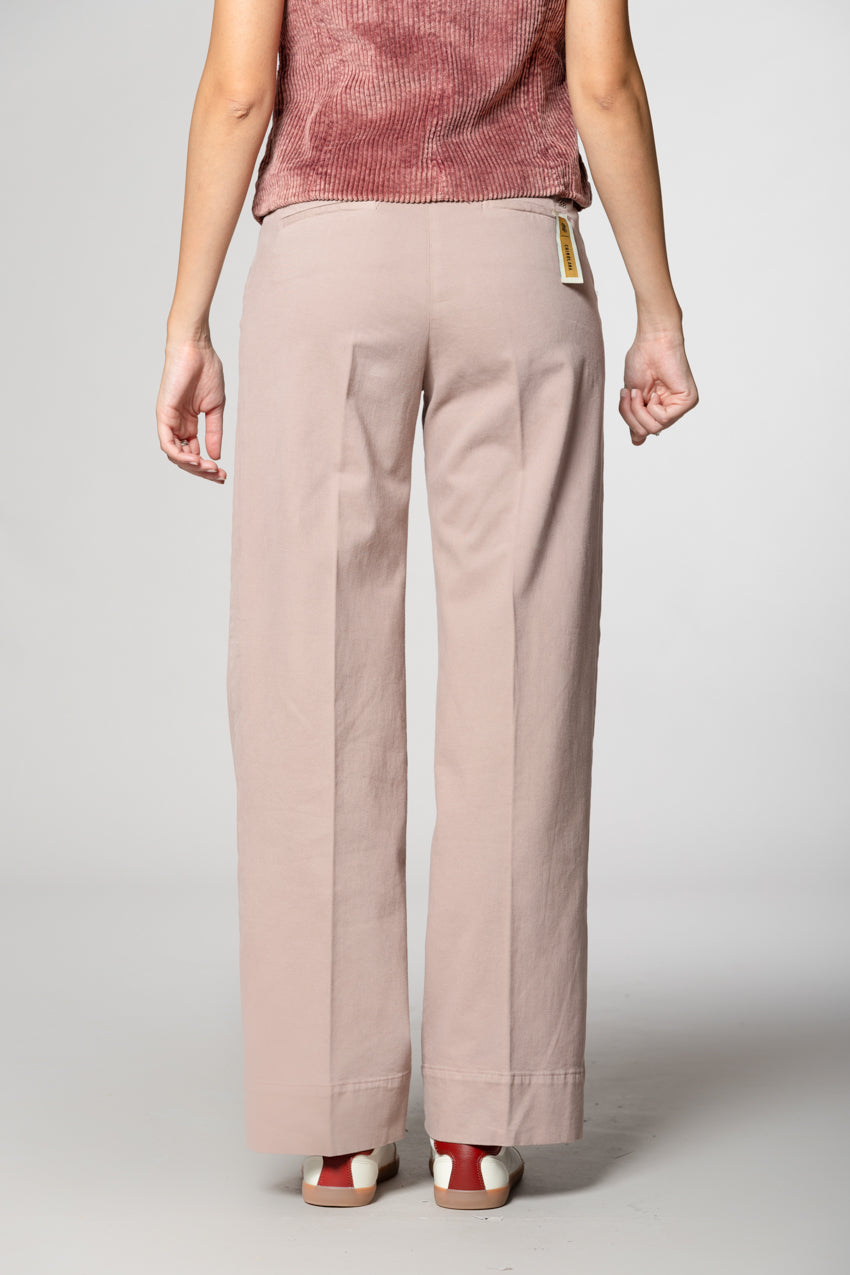 New York Studio Damen-Chinohose aus Baumwoll-Woll-Mix wide leg