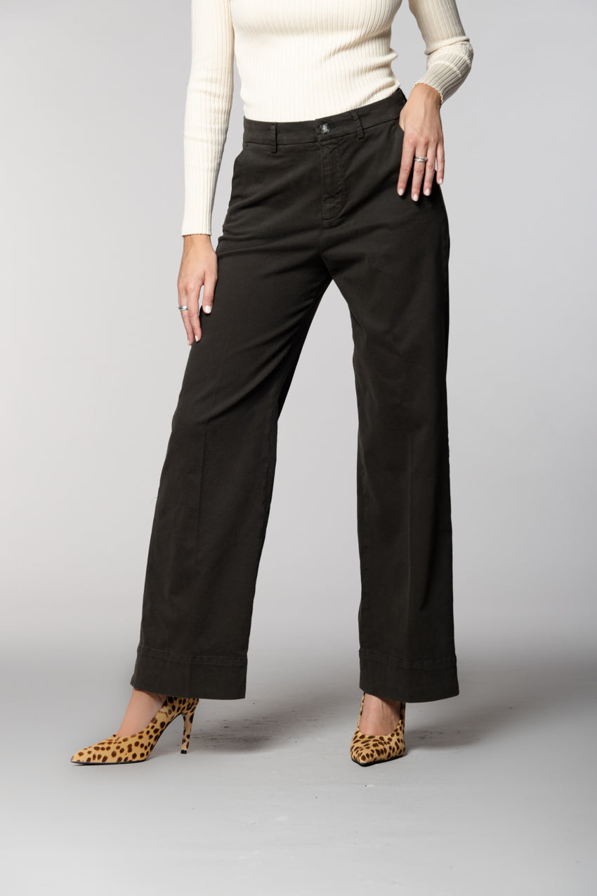 New York Studio women’s chino pants in cotton-wool blend wide leg 